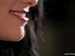 Lovely redhead couple enjoys intimate handjob session