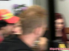 Stunning alt beauty gets interviewed for goth tattoo fetish casting.