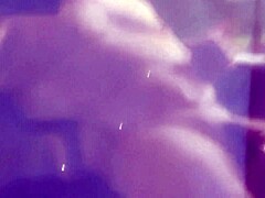 Chubby guy teases in panties