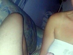 flexible teen 18+ deepthroating my huge cock while showing off her feet and legs 😍