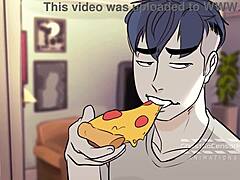 粗暴同志外卖披萨邂逅猛操