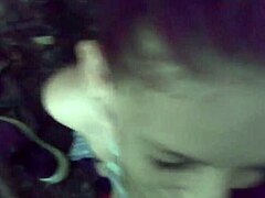 Babe fucks monster cock outdoors