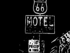 Cartoon characters check into a motel for a fun adventure.