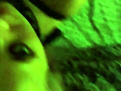 a sexy blonde amateur gags on cock during deepthroat