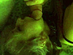 a sexy blonde amateur gags on cock during deepthroat