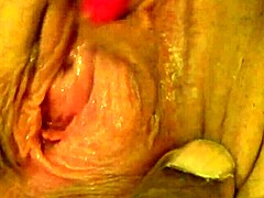 Petite With Pendulant Tits Plays With Herself And Gives Handjob.