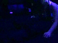 Is Scarlett Johnson having blacklight sex?