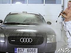 dazzling yasmin performs on camera with shaved teen 18+