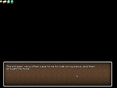 Omgetoverd tot seksslaaf door gespierde femdom plunderaar in Hornycraft Minecraft parodie. Wat een hardcore hentai twist!