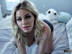 Ei, essa enteada Jessa Rhodes vira o jogo com boquete de peitos grandes e cachorrinho depois de ser pega na mesa - você me fez assim