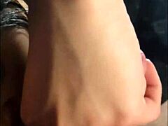 hey, check out this tranny giving upside down deepthroat to her bf