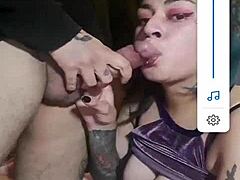 Mamando Horny Babe Sucks Cock In Intense Solo Session