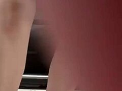 Oye Laina Marie, ¿por qué enseñas esas tetas grandes y coño afeitado en el aparcamiento ventoso hoy?