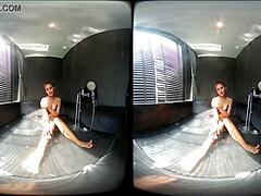 i finger wet pussy in whirlpool