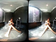 i finger wet pussy in whirlpool