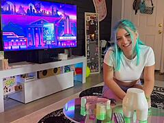 Jovem 18+ Curvilínea Brinca Só com a Ponta no Casting com a Irmã Quente da Namorada