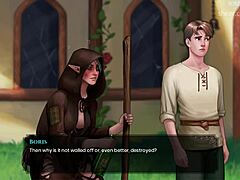 В коттедже блондинка с большой грудью изменяет с парнем, у которого огромный член.