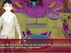 club hentai girls strip and fuck in wild anime game