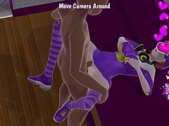 club hentai girls strip and fuck in wild anime game