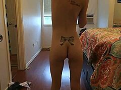 Verborgen Camera Vangt Getatoeëerde Kleine Jonge Meid in Intense Homemade Anale Sessie van Filthy4u Com