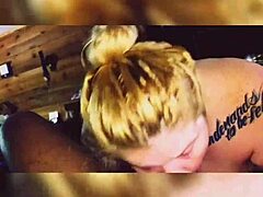 Savannah Jones pleases Leroy Love sloppy.