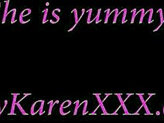 Loira madura safada Karen Fisher leva creampie fundo na buceta