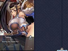 Ep3 chupando tetas grandes de Tekka, rei dos reis hentai, pau grande, tetas, bunda grande, asiática, tetas naturais, bunda, japonesa