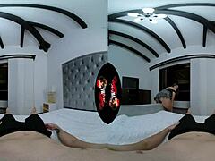 big tit latina has vr sex