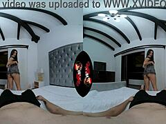 big tit latina has vr sex