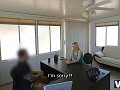 Allie Rae's naughty office audition