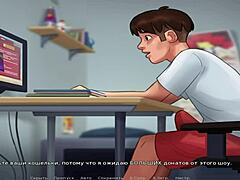 Summertime Saga: Busy Strip With Ripped Clothes And Uncensored Hentai!