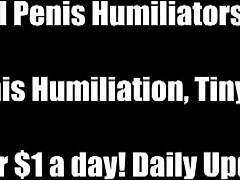 Why is your tiny cock so pathetic in this femdom humiliation?