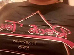 Strange fetish for wet bra in bath