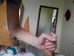 Teen girl chokes on cock cum