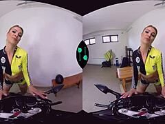 Horny biker wants shaved blonde blowjob?