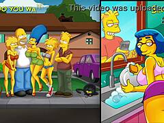 Barty rasa nafsu kuat sambil kongkek ibu kawan dengan tetek basah besar di dapur