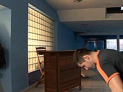 brunette slut takes hard cock doggystyle