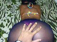 mulata yndiazynha showers before anal scene at romynhorj's house