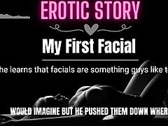 First-time facial pleasure and defloration