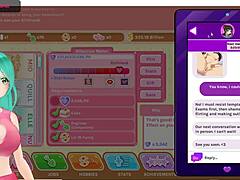 Cute anime girl VTuber plays Crush Crush uncensored version 2.