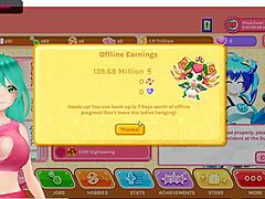 Cute anime girl VTuber plays Crush Crush uncensored version 2.