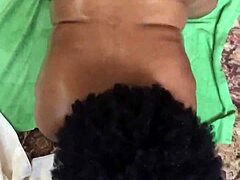 Hazelnutxxx's oiled ebony body shines brightly