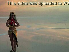 Mature Amateurs Dance Under Pink Sky With White Salt