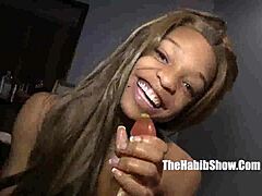 Petite 18-year-old Lexi from Chiraq masturbates with big toy in hood reality scene