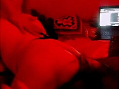 lauren areiza pounded hard in doggy style, her natural tits bouncing and pussy exposed.