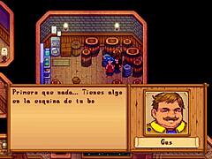 Playing Xtardew Valley with Emily outdoors in Spanish