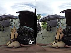 wankzvr under the hood with alex blake and arya fae 😍