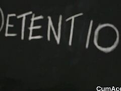 I watched the feisty looker get a cum load on her face and eat all the jizm