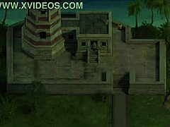 tattoo girl working the bar in treasure of nadia e1 3