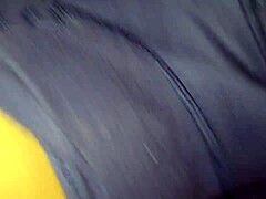 That fat ass bent over, taking it doggystyle suggestively.